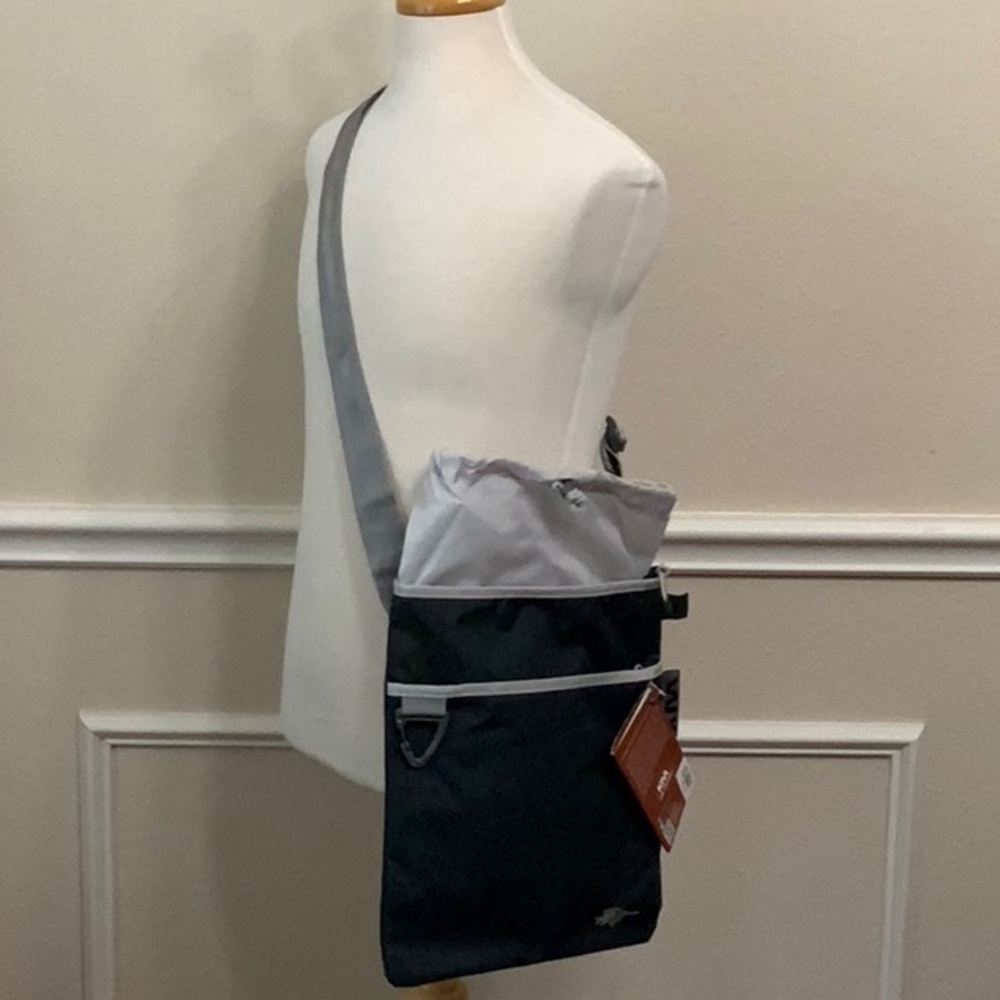 Kiva SIDEKICK  (CROSSBODY) bag - Black/Lt Grey